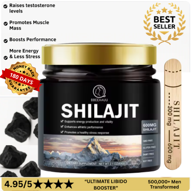 Authentic Himalayan Shilajit Resin – 100% Pure (60g / 2.1oz)
