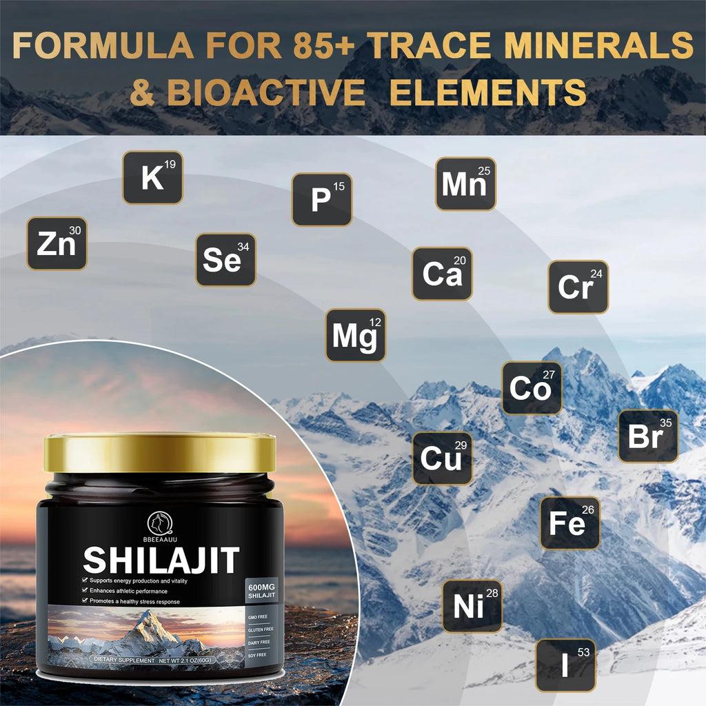 Authentic Himalayan Shilajit Resin – 100% Pure (60g / 2.1oz)